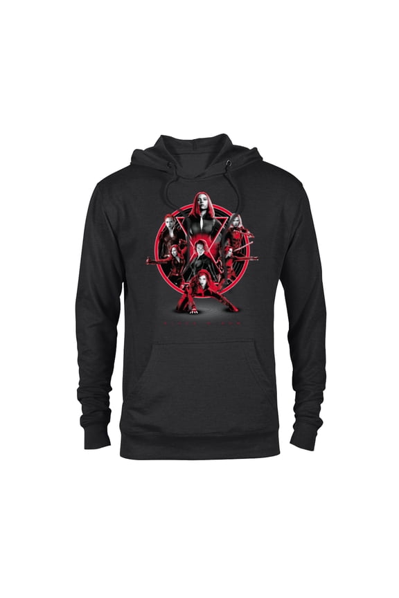 Avengers Black Widow Multiplied - Pullover Hoodie for Adults - Customized-Black