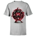 thumbnail image 1 of Marvel Avengers Black Widow Multiplied - Short Sleeve T-Shirt for Kids - Customized-Athletic Heather, 1 of 5