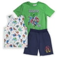 thumbnail image 1 of Marvel Avengers Boys 3-Piece T-Shirt, Tank & Shorts Set (Little Boys), Sizes 4–8, 1 of 8