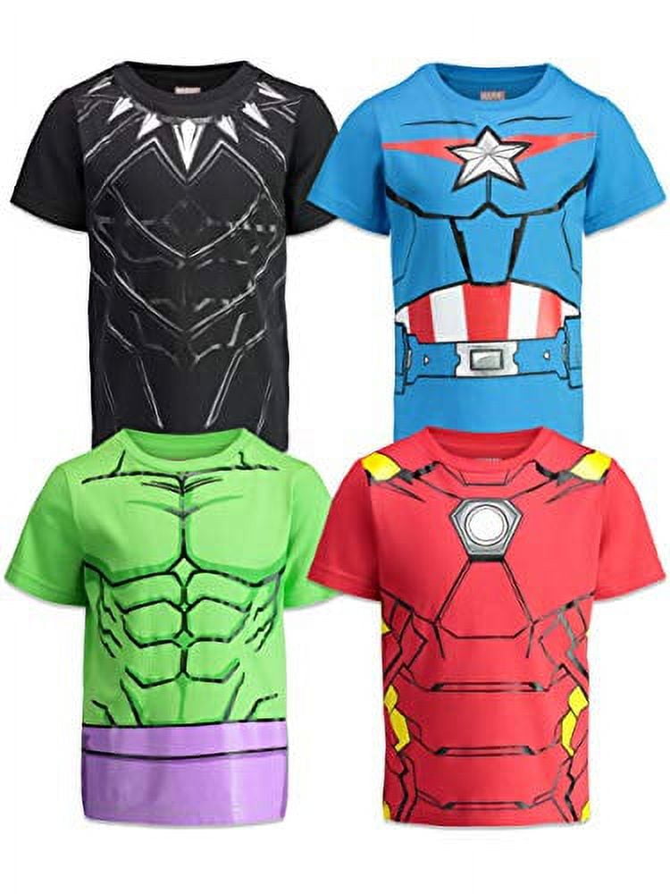 marvel-boys-4-pack-t-shirts-black-panther-hulk-iron-man-cap-america-4t