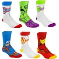 thumbnail image 1 of Marvel Avengers Boys 6-pack Crew Socks, Size Small, 1 of 4