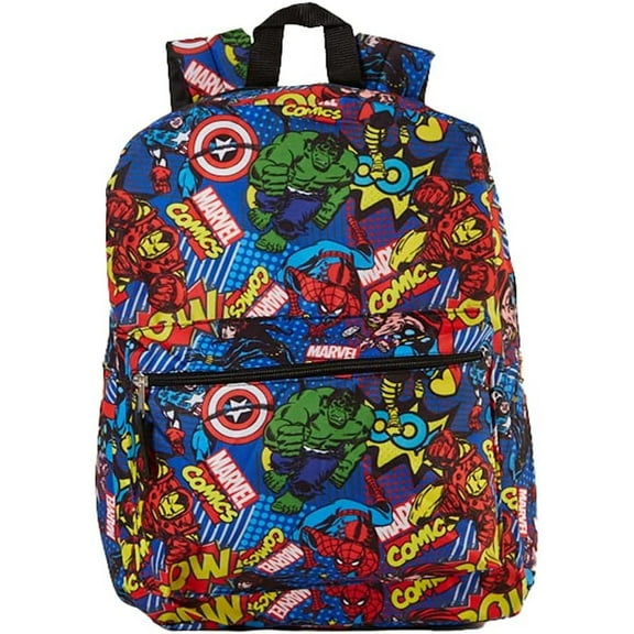 Marvel Avengers Boys Backpack Superhero Spider-Man Kids Backpack 16 inch