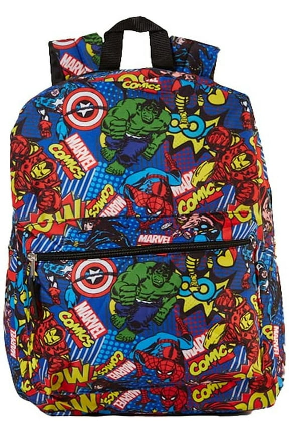 Marvel Avengers Boys Backpack Superhero Spider-Man Kids Backpack 16 inch
