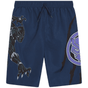 Avengers Boys’ Swim Trunks – Captain America, Iron Man, Hulk, Black Panther Swimsuit –(2T-12)