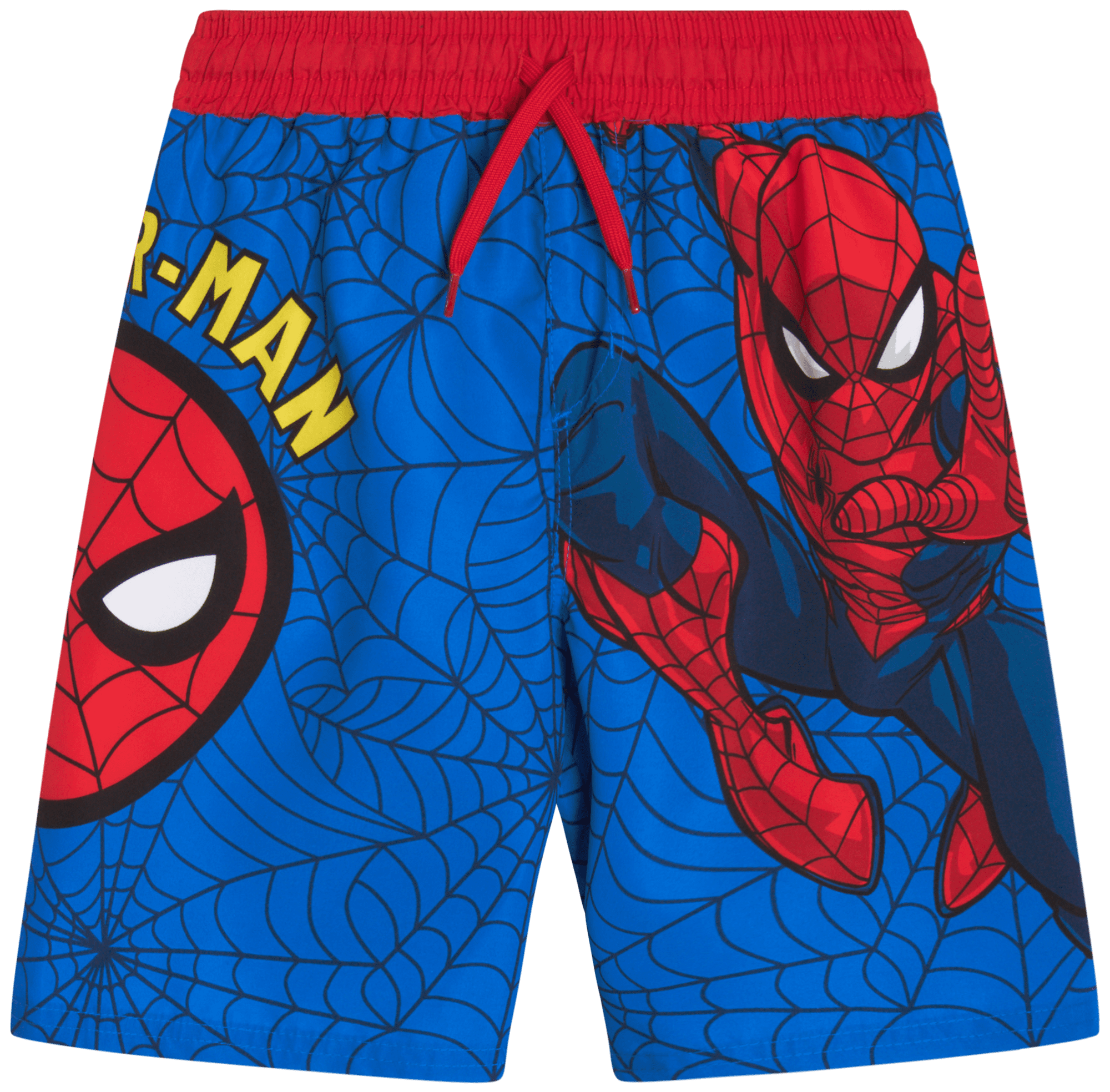 Marvel Avengers Boys’ Swim Trunks – Spider-Man, Captain America Swimsuit –  UPF 50+ Quick Dry (2T-12)