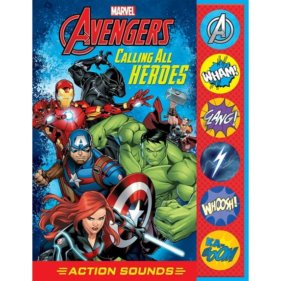 Marvel Avengers: Calling All Heroes Action Sounds Sound Book, (Paperback)