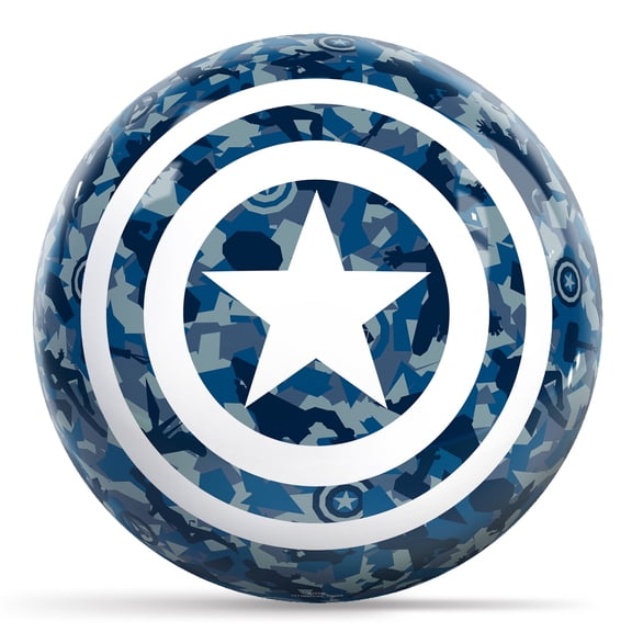 Marvel - Avengers - Captain America Camo Shield15lb Bowling Ball