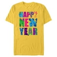 thumbnail image 1 of Marvel Avengers Captain America Iron Man Hulk Happy New Year - Short Sleeve Blended T-Shirt for Adults - Customized-Yellow, 1 of 5