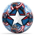 thumbnail image 1 of Marvel - Avengers - Captain America Pattern 15lb Bowling Ball, 1 of 1
