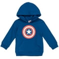 thumbnail image 1 of Marvel Avengers Captain America Toddler Boys Fleece Pullover Hoodie Toddler to Big Kid, 1 of 5