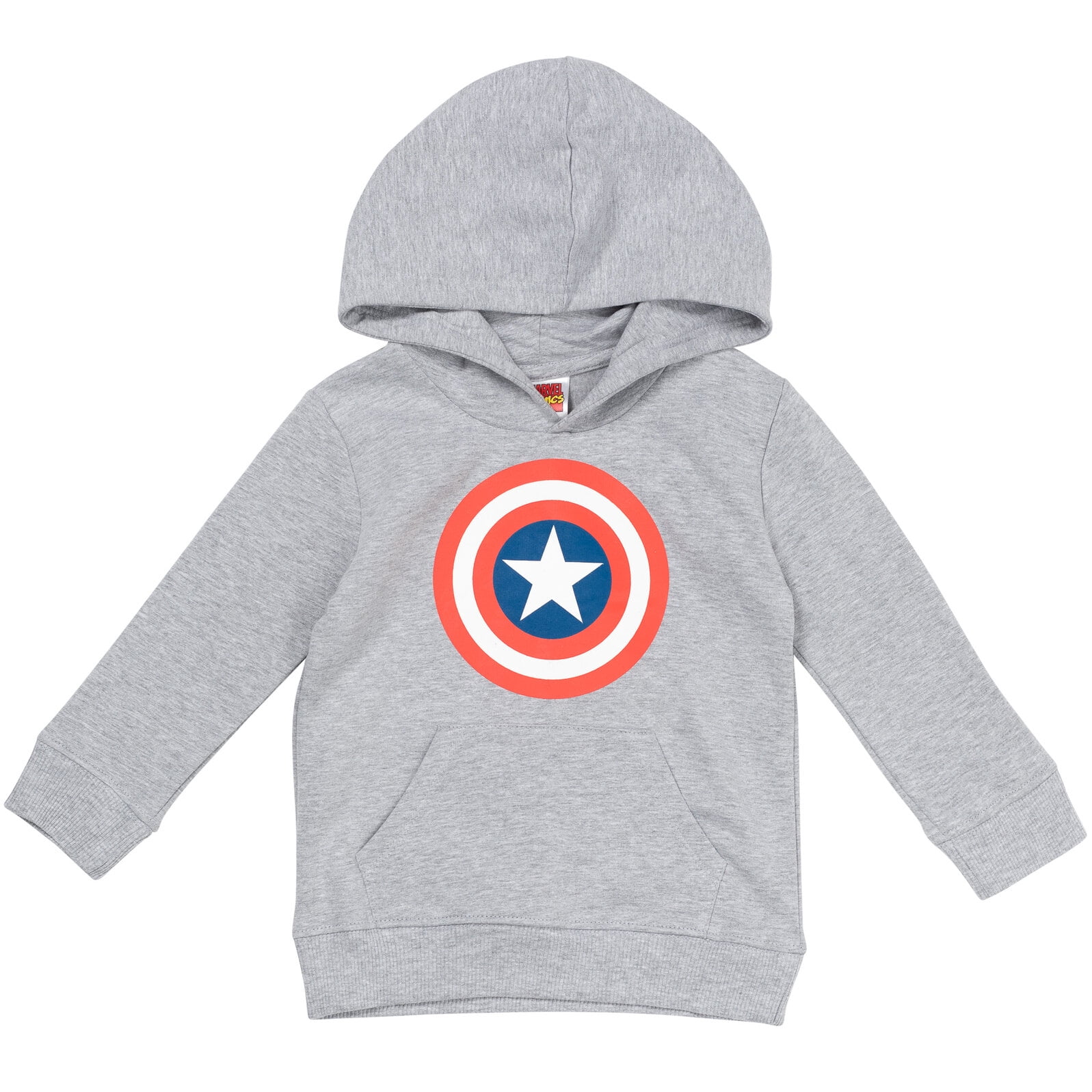 Marvel Avengers Captain America Toddler Boys Fleece Pullover Hoodie Toddler to Big Kid Walmart