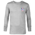 thumbnail image 1 of Marvel Avengers Captain America the First Avenger Icon - Long Sleeve T-Shirt for Men - Customized-Athletic Heather, 1 of 5