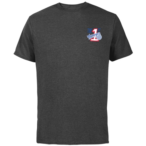 Marvel Avengers Captain America the First Avenger Icon - Short Sleeve Cotton T-Shirt for Adults - Customized-Charcoal