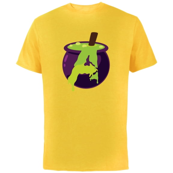 Marvel Avengers Cauldron Halloween - Short Sleeve Cotton T-Shirt for Adults - Customized-Yellow