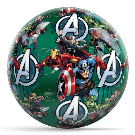 Marvel Avengers Characters Pattern Undrilled Bowling Ball