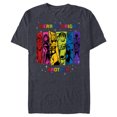 thumbnail image 1 of Marvel Avengers Christmas Family Trip Merry & Bright Brother - Short Sleeve Blended T-Shirt for Adults - Customized-Navy Heather, 1 of 5