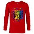 thumbnail image 1 of Marvel Avengers Christmas Family Trip Merry & Bright Grandma - Long Sleeve T-Shirt for Men - Customized-New Red, 1 of 5