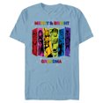 thumbnail image 1 of Marvel Avengers Christmas Family Trip Merry & Bright Grandma - Short Sleeve Blended T-Shirt for Adults - Customized-Ocean Blue, 1 of 5