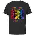 thumbnail image 1 of Marvel Avengers Christmas Family Trip Merry & Bright Grandma - Short Sleeve Cotton T-Shirt for Adults - Customized-Black, 1 of 5