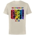 thumbnail image 1 of Marvel Avengers Christmas Family Trip Merry & Bright Sister - Short Sleeve Cotton T-Shirt for Adults - Customized-Natural, 1 of 5