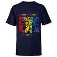thumbnail image 1 of Marvel Avengers Christmas Family Trip Merry & Bright Sister - Short Sleeve T-Shirt for Kids - Customized-Navy, 1 of 5
