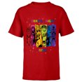 thumbnail image 1 of Marvel Avengers Christmas Family Trip Merry & Bright Sister - Short Sleeve T-Shirt for Kids - Customized-Red, 1 of 5