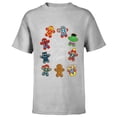 thumbnail image 1 of Marvel Avengers Christmas Gingerbread Wishing Sweet Holiday - Short Sleeve T-Shirt for Kids - Customized-Athletic Heather, 1 of 5