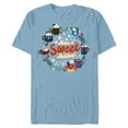 thumbnail image 1 of Marvel Avengers Christmas Hot Chocolate Have a Sweet Holiday - Short Sleeve Blended T-Shirt for Adults - Customized-Ocean Blue, 1 of 5