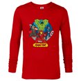 thumbnail image 1 of Marvel Avengers City Scene Super Hero Family Trip - Long Sleeve T-Shirt for Men - Customized-New Red, 1 of 5