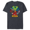 thumbnail image 1 of Marvel Avengers City Scene Super Hero Family Trip - Short Sleeve Blended T-Shirt for Adults - Customized-Navy Heather, 1 of 5