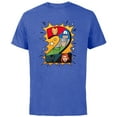 thumbnail image 1 of Marvel Avengers Comic Super Heroes 2nd Birthday - Short Sleeve Cotton T-Shirt for Adults - Customized-Royal Heather, 1 of 5