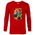 thumbnail image 1 of Marvel Avengers Comic Super Heroes 4th Birthday - Long Sleeve T-Shirt for Men - Customized-New Red, 1 of 5