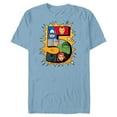 thumbnail image 1 of Marvel Avengers Comic Super Heroes 5th Birthday - Short Sleeve Blended T-Shirt for Adults - Customized-Ocean Blue, 1 of 5