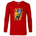thumbnail image 1 of Marvel Avengers Comic Super Heroes 7th Birthday - Long Sleeve T-Shirt for Men - Customized-New Red, 1 of 5