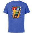 thumbnail image 1 of Marvel Avengers Comic Super Heroes 7th Birthday - Short Sleeve Cotton T-Shirt for Adults - Customized-Royal Heather, 1 of 5
