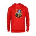 thumbnail image 1 of Marvel Avengers Comic Super Heroes 8th Birthday - Pullover Hoodie for Adults - Customized-Red Heather, 1 of 5