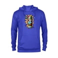 thumbnail image 1 of Marvel Avengers Comics 1st Birthday - Pullover Hoodie for Adults - Customized-Royal Heather, 1 of 5