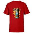 thumbnail image 1 of Marvel Avengers Comics 1st Birthday - Short Sleeve T-Shirt for Kids - Customized-Red, 1 of 5