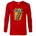 thumbnail image 1 of Marvel Avengers Comics 7th Birthday - Long Sleeve T-Shirt for Men - Customized-New Red, 1 of 5