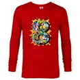 thumbnail image 1 of Marvel Avengers Comics 8th Birthday - Long Sleeve T-Shirt for Men - Customized-New Red, 1 of 5