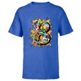 thumbnail image 1 of Marvel Avengers Comics 8th Birthday - Short Sleeve T-Shirt for Kids - Customized-Royal, 1 of 5