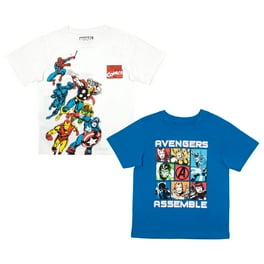 Marvel Boys Avengers Crew Neck Short Sleeve Graphic T Shirt Sizes 4 18 Walmart