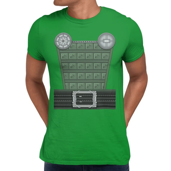 Marvel Avengers Doomsday Doctor Doom Chestplate Costume Mens T-Shirt (Turf Green, S-XXXL)