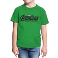 thumbnail image 1 of Marvel Avengers Doomsday Youth Logo Black White T-Shirt (Irish Green, XS-XL), 1 of 4