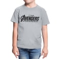 thumbnail image 1 of Marvel Avengers Doomsday Youth Logo Black White T-Shirt (Sport Grey, XS-XL), 1 of 4