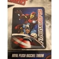 thumbnail image 1 of Marvel Avengers Double Trouble Royal Plush Raschel Throw 40 x 50 Blanket, 1 of 1