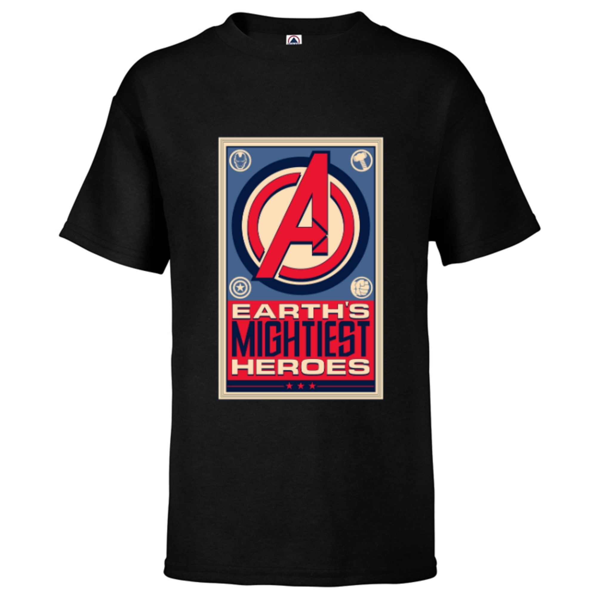 Buy The Souled Store Men Official Marvel: Avengers (Earth's Mightiest  Heroes) Black Printed Oversized T-Shirts Oversized T-Shirts Fashionable  Trendy Graphic Prints Pop Culture Merchandise at Amazon.in