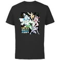 thumbnail image 1 of Marvel Avengers Earth’s Mightiest Heroes Team Multicolor - Short Sleeve Cotton T-Shirt for Adults - Customized-Black, 1 of 5