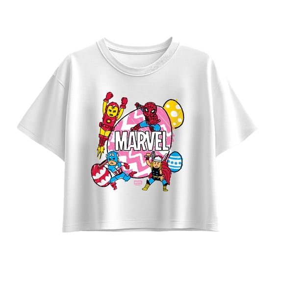Marvel - Avengers Easter - Youth Girls Boxy T-Shirt