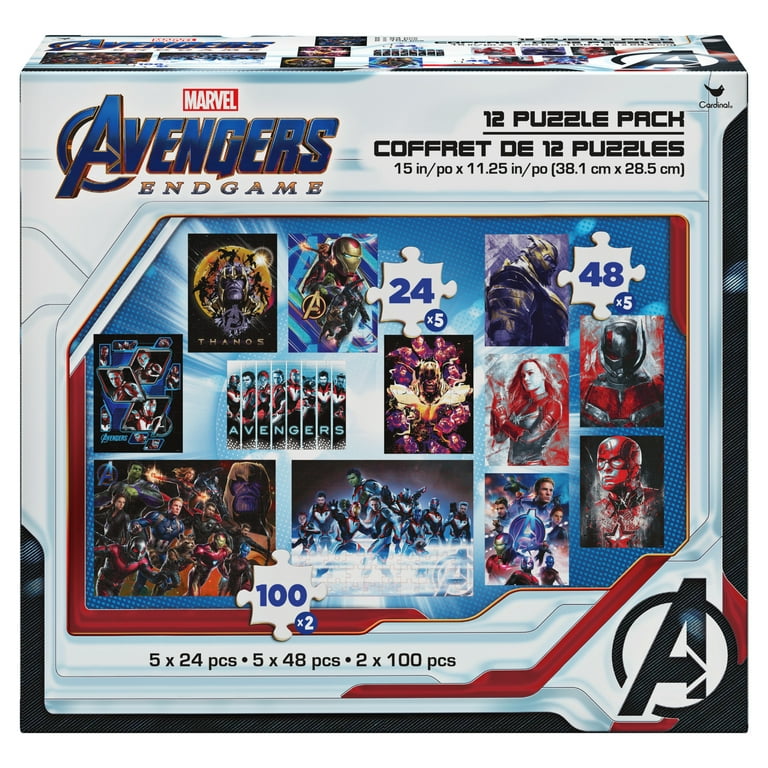 Marvel Avengers Endgame 12-Pack of Puzzles
